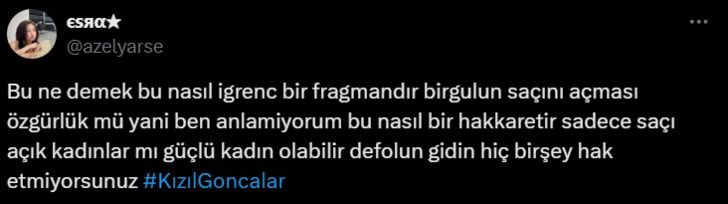 Kızıl Goncalar'ın olay yaratan fragmanına tepki yağdı: Başörtüsünü çıkarıp ateşe attı