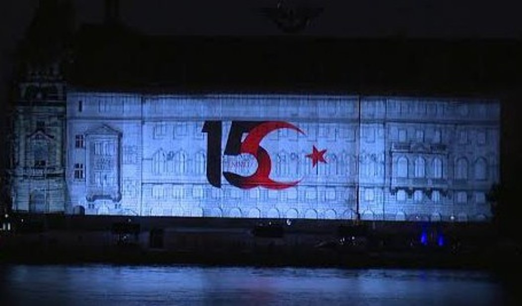 15 Temmuz 3D Mapping Gösterisi – Haydarpaşa Garı