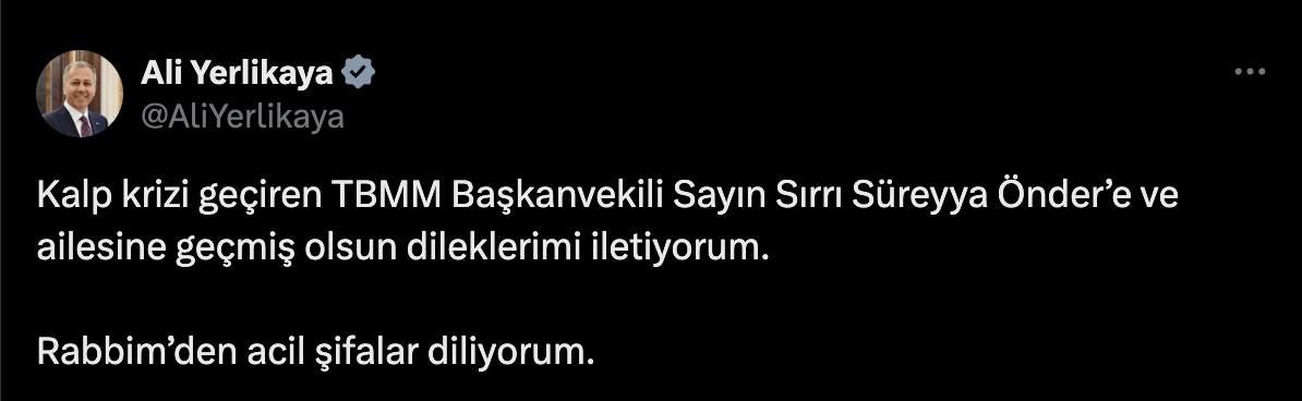 Sırrı Süreyya Önder, hastaneye kaldırıldı, siyasilerden ve gazetecilerden geçmiş olsun dilekleri