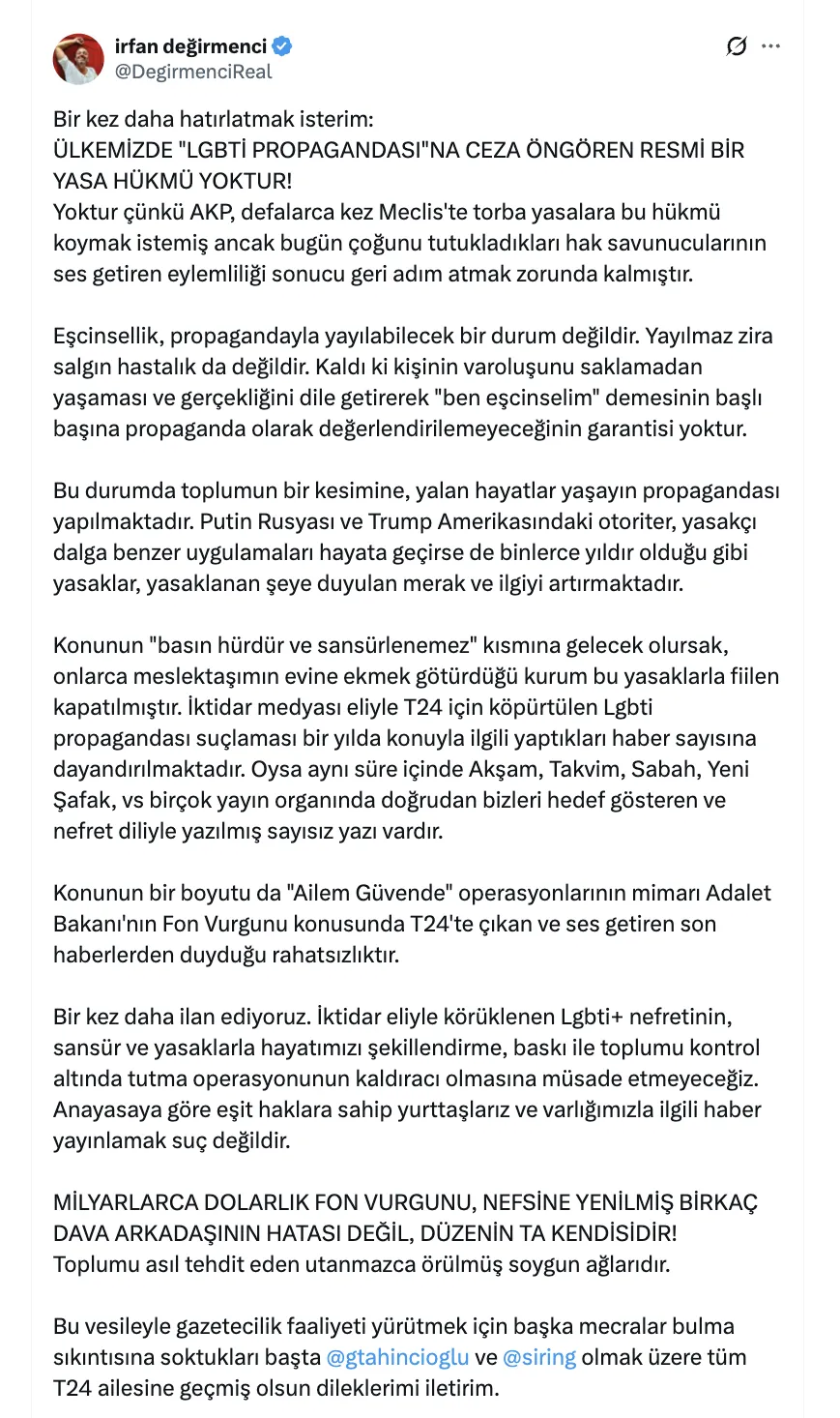 <p>İrfan Değirmenci</p>