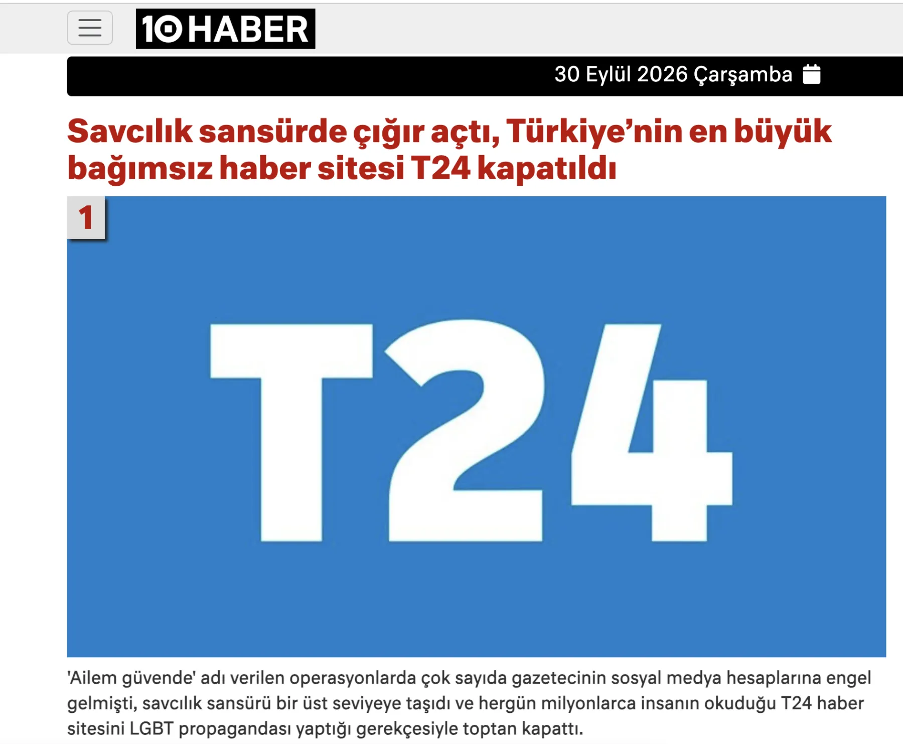 <p>10 Haber</p>